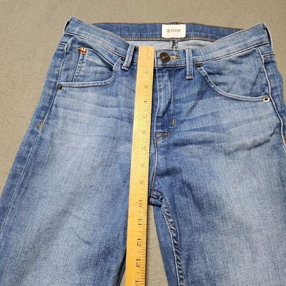 Hudson Lynne Flap Pocket Jeans High Waist Super Skinny Sz 26 - Picture 10 of 11